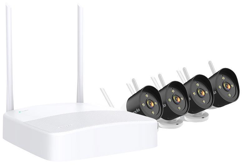 Tenda K4W-3TC 3MP PoE Zestaw do monitoringu 4-kamery