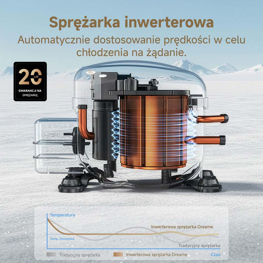 Dreame LODÓWKA DRB450WMBDEU