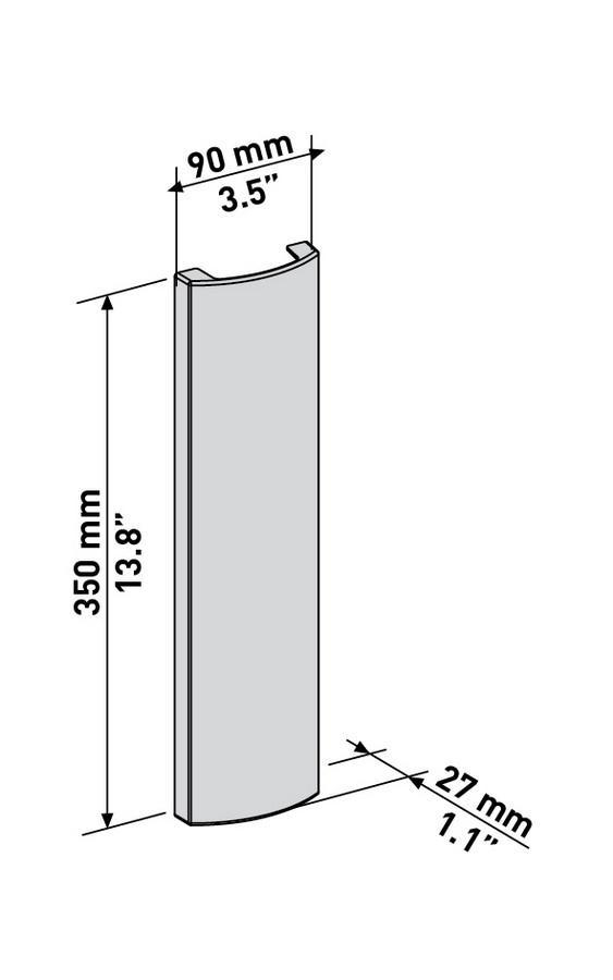 Meliconi MASKOWNICA DO KABLI MELICONI Slimstyle Wire Cover Double cza
