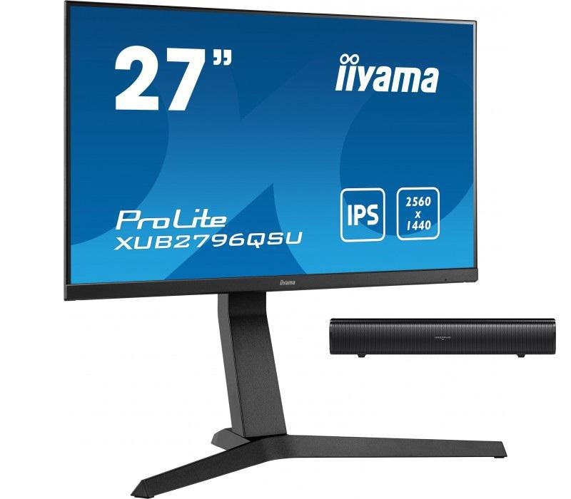 iiyama XUB2796QSU-B1 + soundbar creative
