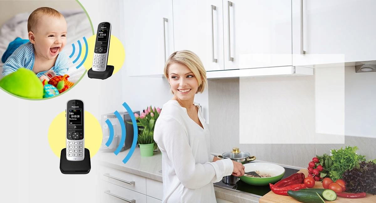 Panasonic TELEFON PANASONIC DECT KX-TGH 710PDS