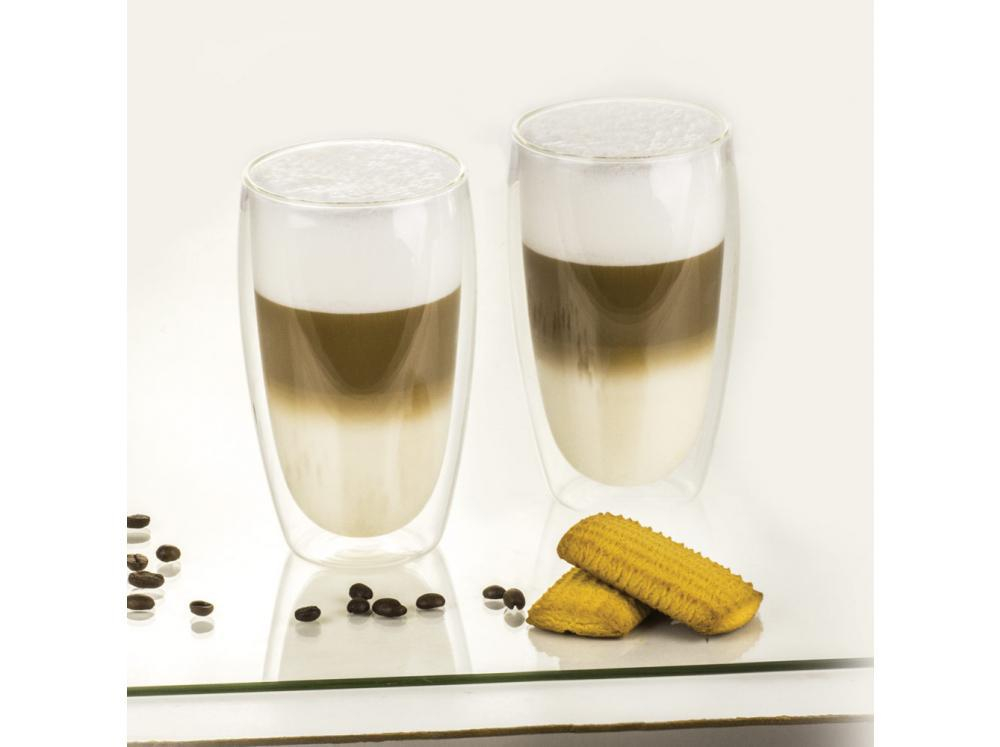 AMBITION Szklanki termiczne 2 szt. Mia 450 ml (96852) do kawy Latte