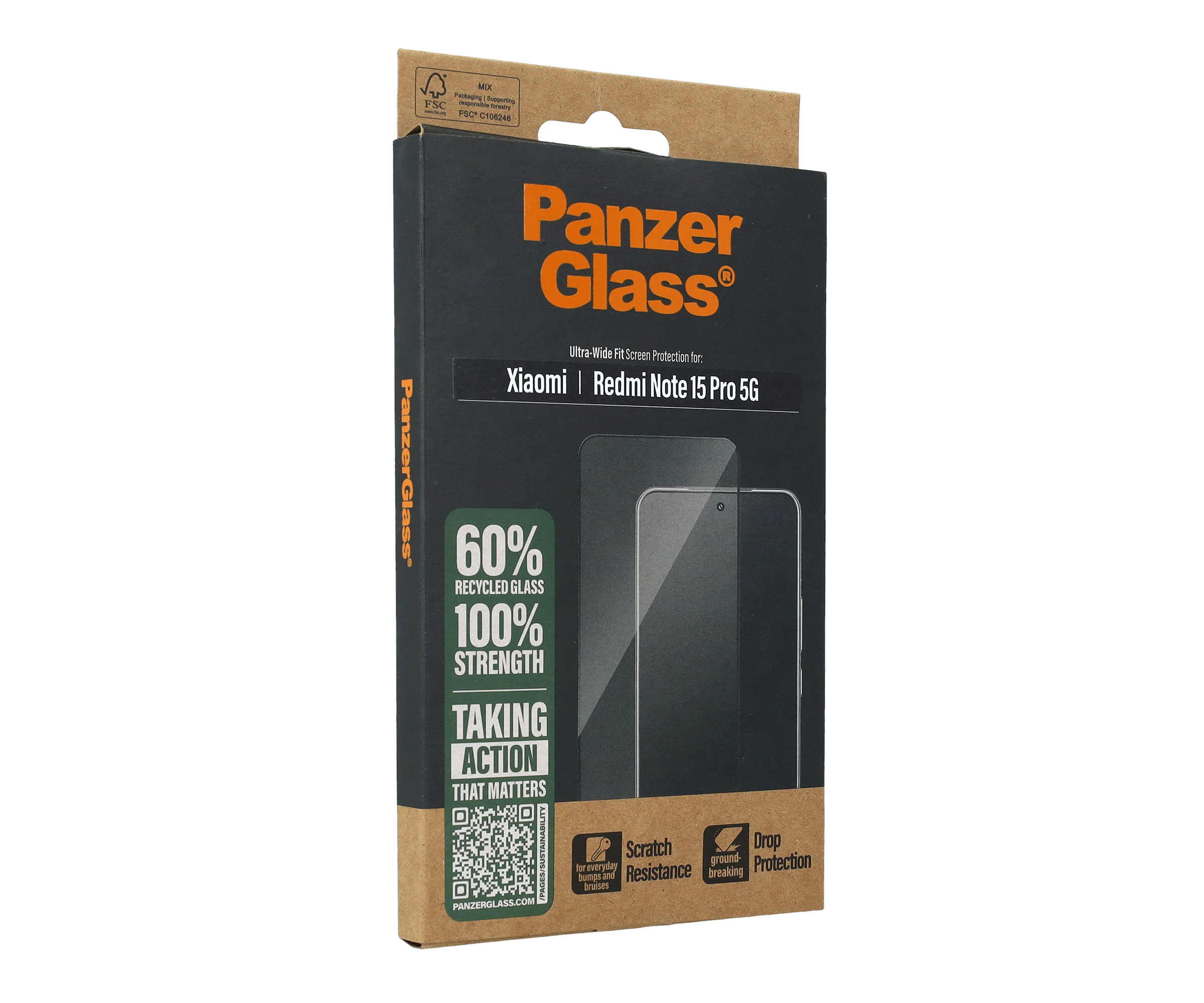 PanzerGlass Ultra-Wide Fit do Xiaomi Redmi Turbo 5