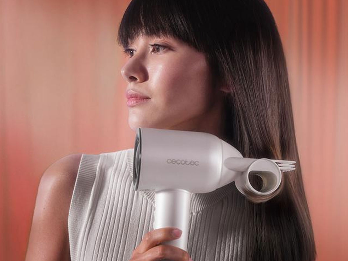 Cecotec Suszarka do włosów DryGlam Waves Champagne