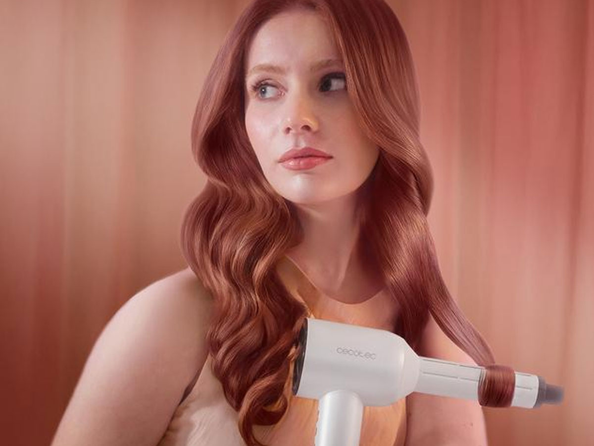 Cecotec Suszarka do włosów DryGlam Waves Champagne
