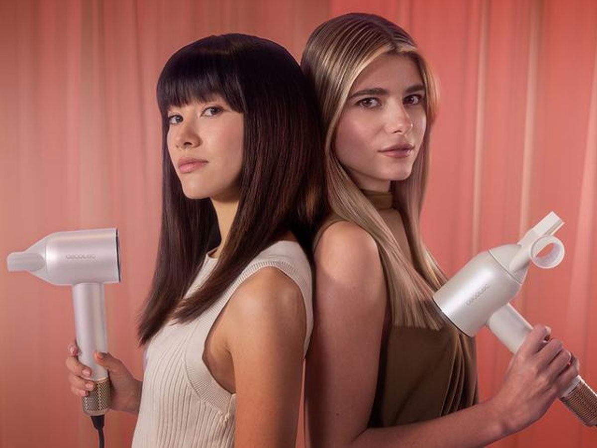 Cecotec Suszarka do włosów DryGlam Waves Champagne