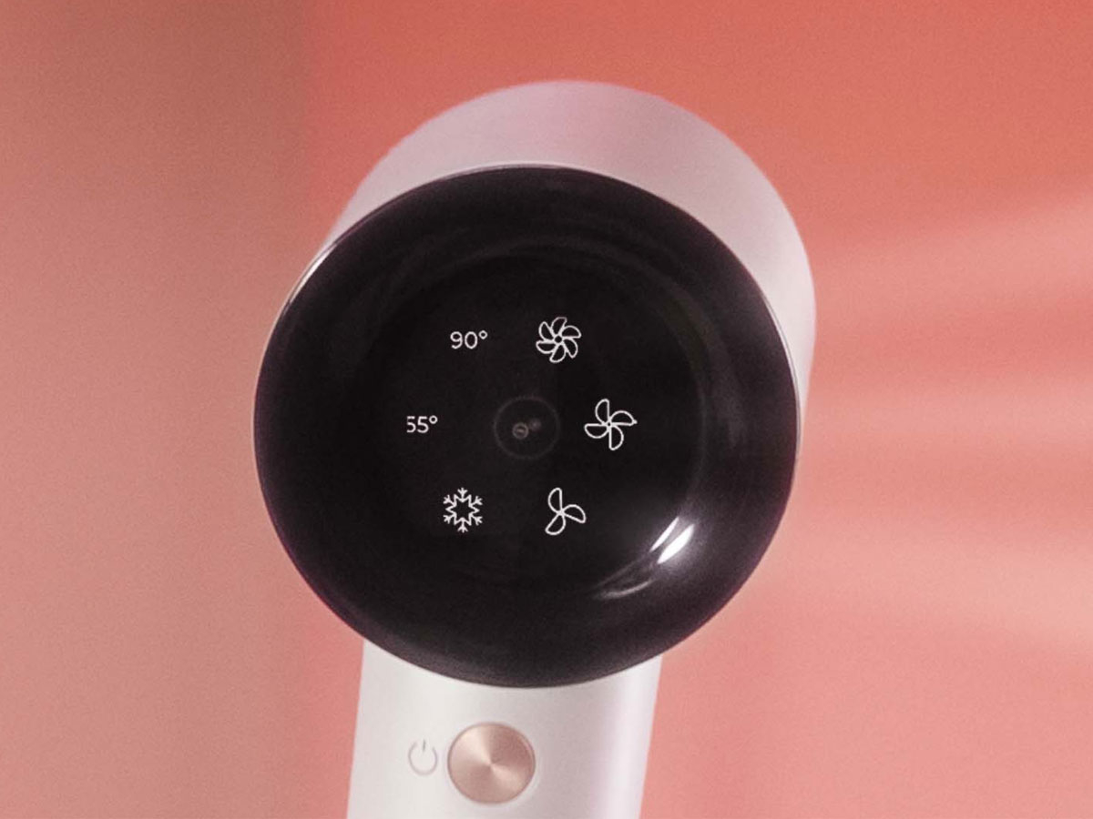 Cecotec Suszarka do włosów DryGlam Waves Champagne