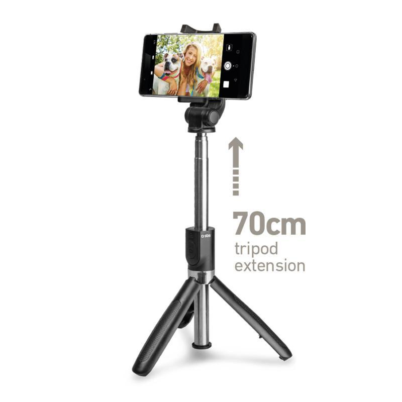 SBS SELFIE STICK Bezprzewodowy SBS z trójnogiem Czarny #