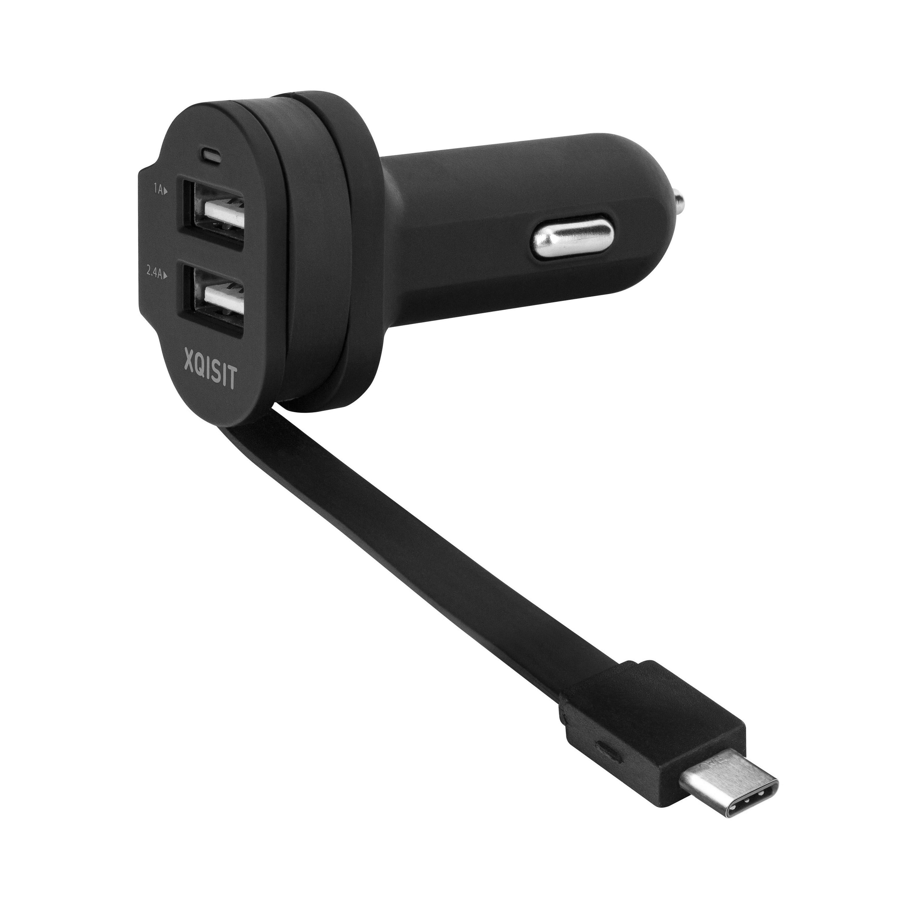 Xqisit Ładowarka SAM. XQISIT 6A USB-C/2xUSB CZARNA #