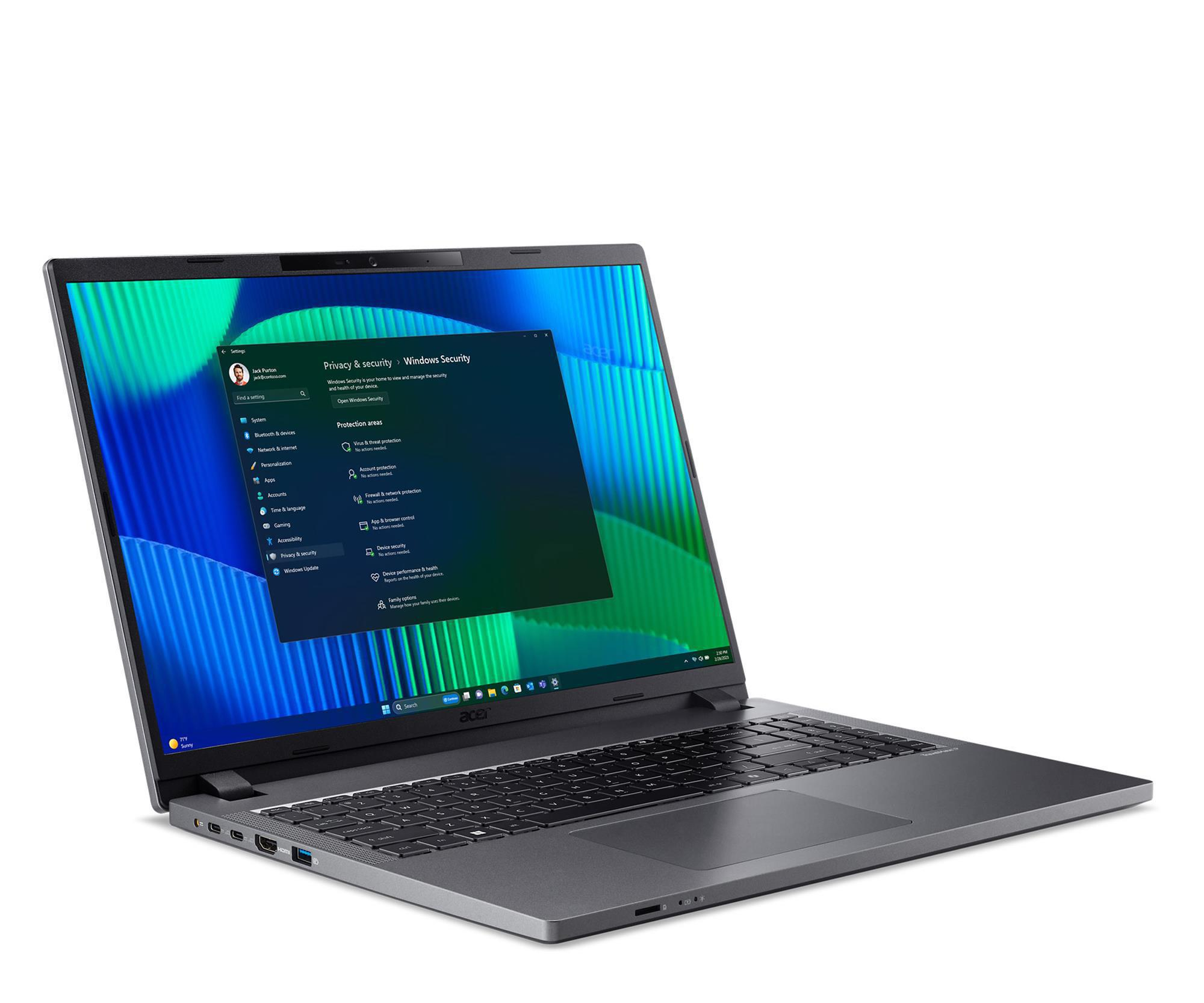Laptop Acer TravelMate P2 16 Ryzen 7 PRO 7735U