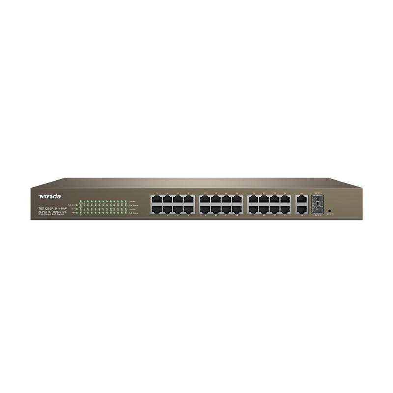Tenda TEF1226P-24-440W Web Smart 24-portowy 440W