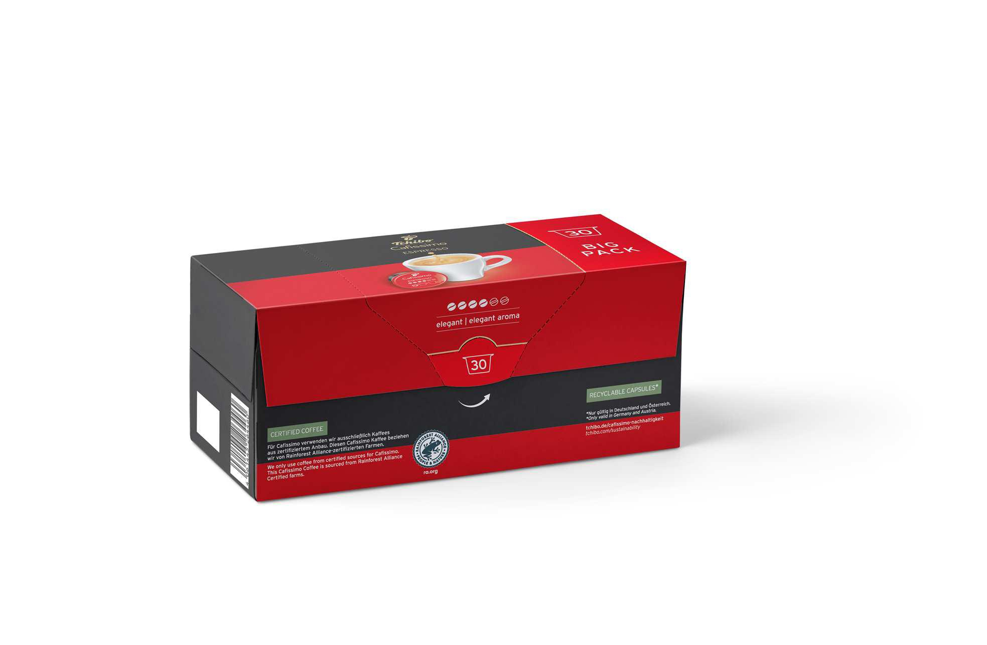Tchibo KAPSUŁKI CAFISSIMO Espresso Elegan 30 KAPSUŁEK