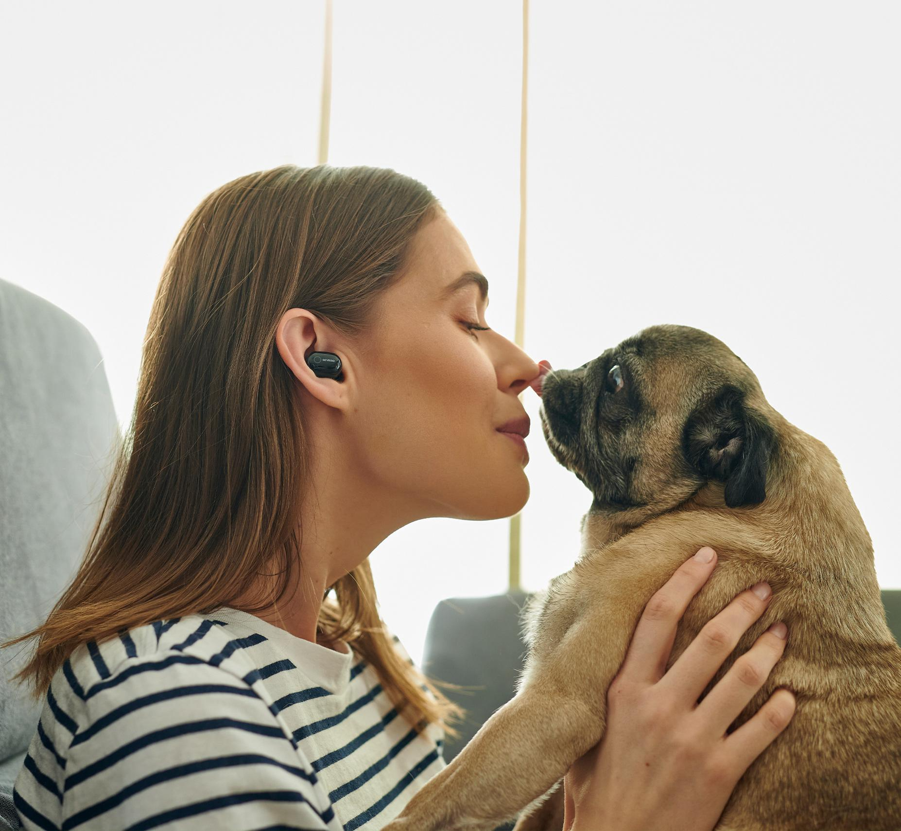 VIGGO DESIGN SŁUCHAWKI DOUSZNE TWS VIGGO Earbuds EBT02K Czarne