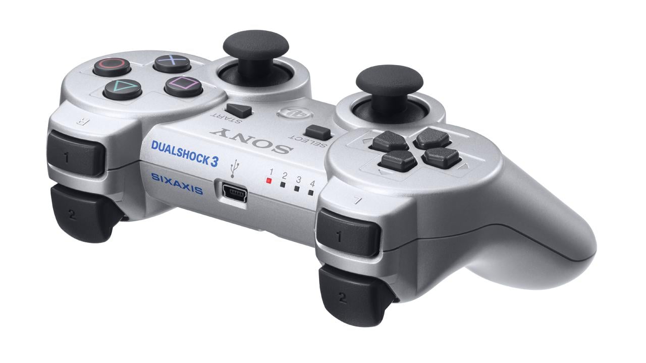 Sony DualShock3 srebrny
