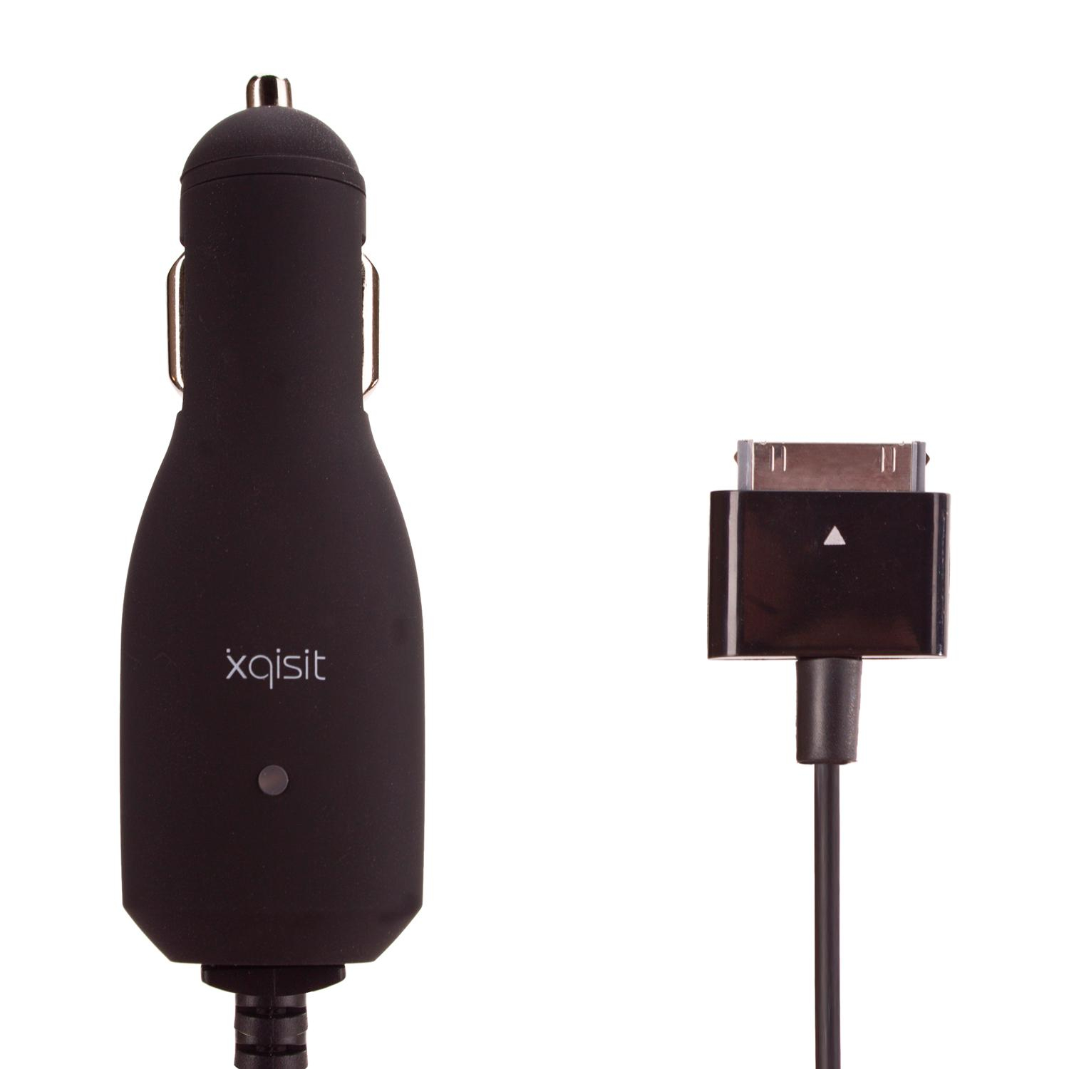 Xqisit Car Charger for iPhone/iPad 2Ah 30pin Black 510255