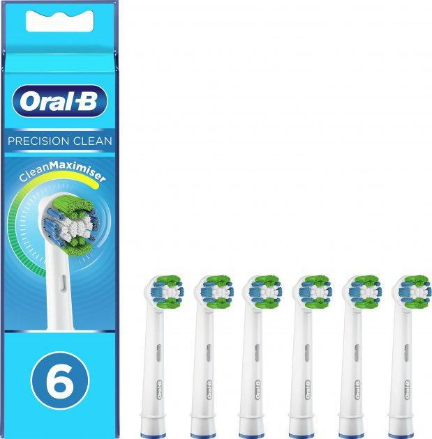 Oral-B KOŃCÓWKI DO SZCZOTECZKI ORAL-B EB20-6 PRECISION CLEAN BIAŁE