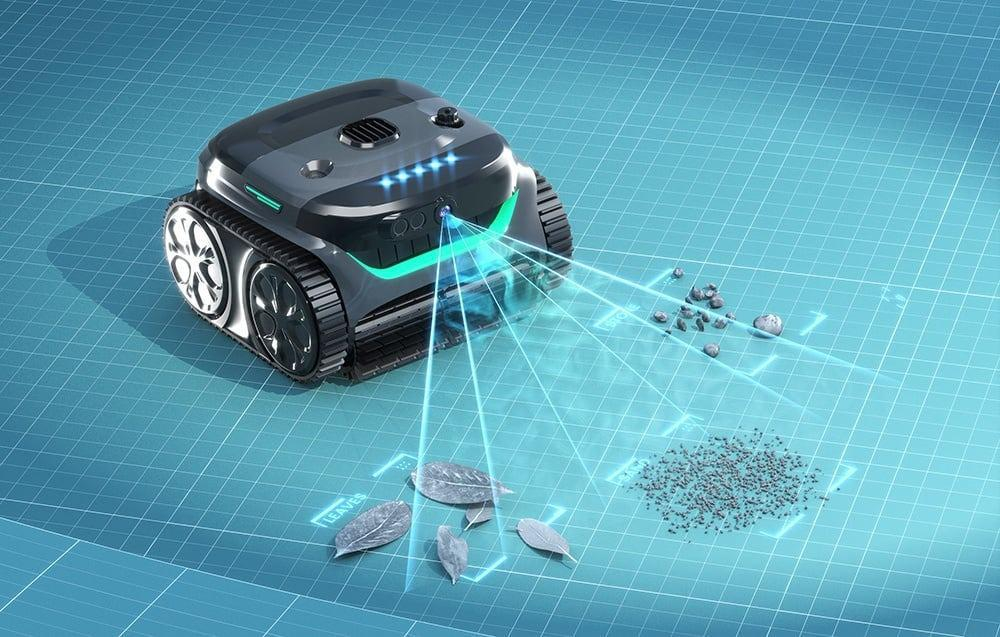 Wybot Bezprzewodowy robot do czyszczenia basenów Wybot C2 Pro Visi