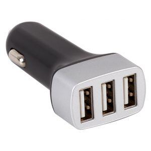 XENIC LADOWARKA SAMOCHODOWA XENIC 3xUSB Czarna