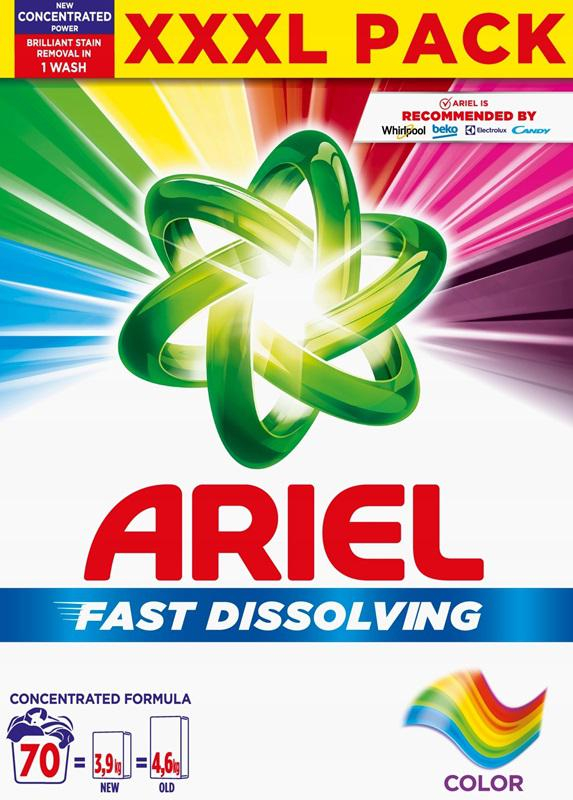 Ariel Proszek do prania kolorowych ARIEL Fast Dissolving 70 prań 3