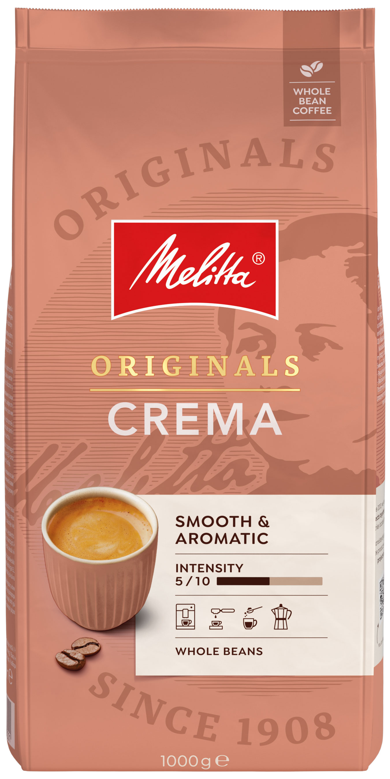 Melitta Kawa Melitta Originals Crema 1000g