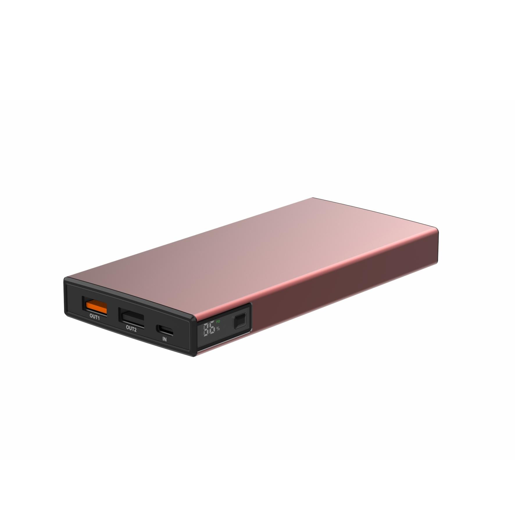 VIGGO DESIGN POWERBANK VIGGO PREMIUM 10.000 mAh PD 18W aluminium Czerwony