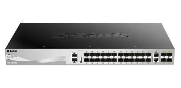 D-Link Przełącznik DGS-3130-30S/SI 24GE 2x10G 4xSFP+