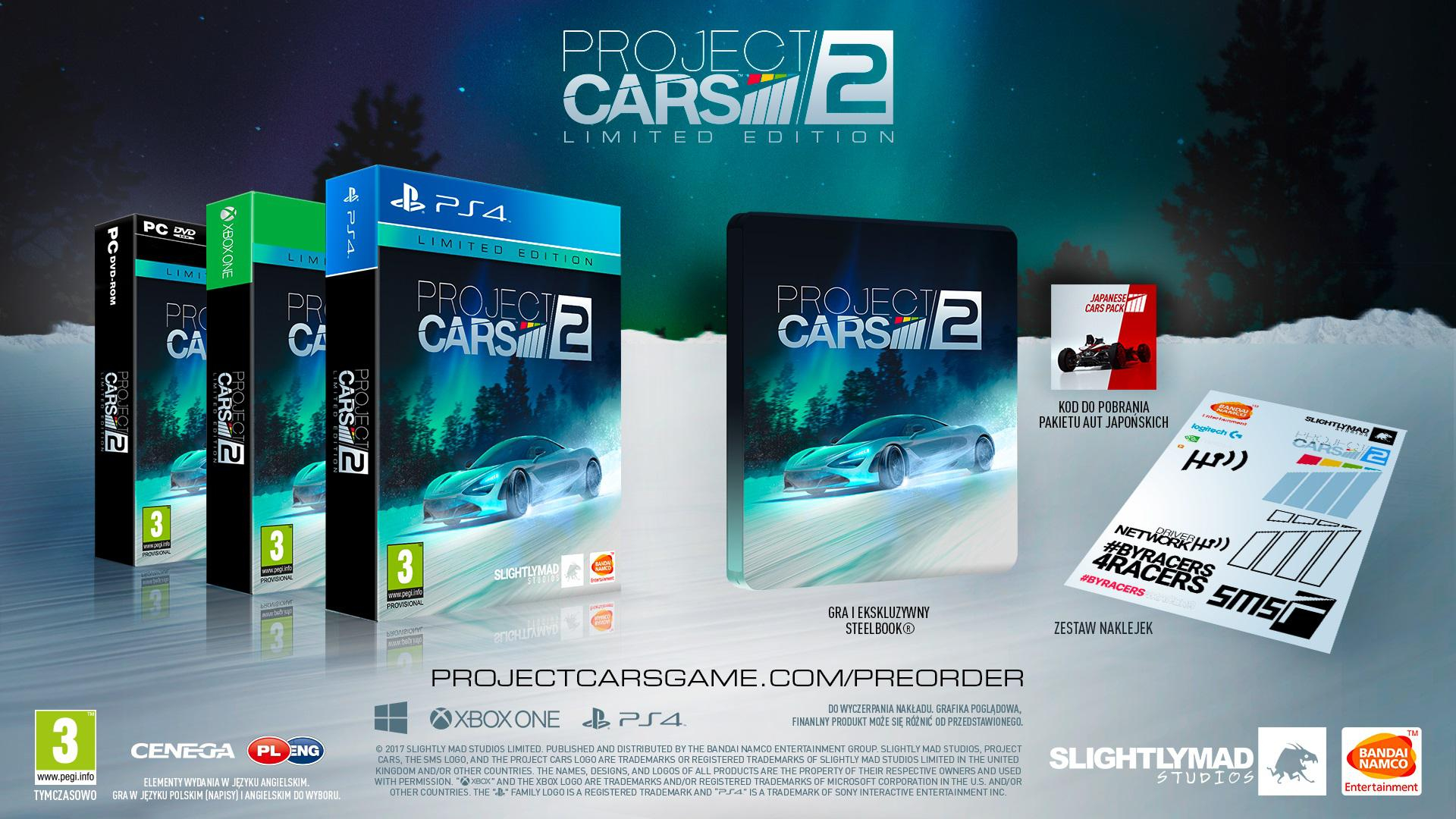 CENEGA Project CARS 2 Limited Edition PlayStation 4