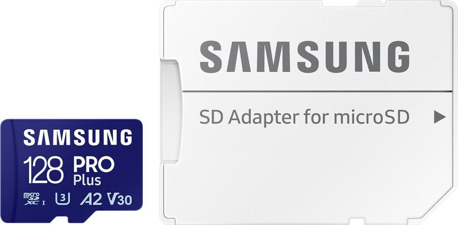 Samsung PRO Plus microSD 128GB z adapterem 180MB/s