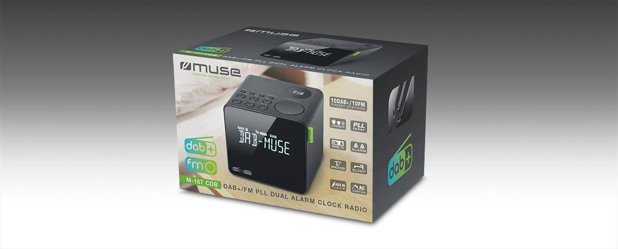 MUSE RADIOBUDZIK DAB+ MUSE M-187 CDB