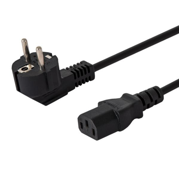 SAVIO Kabel zasilający Schuko (M) – IEC C13 1,8m CL-98