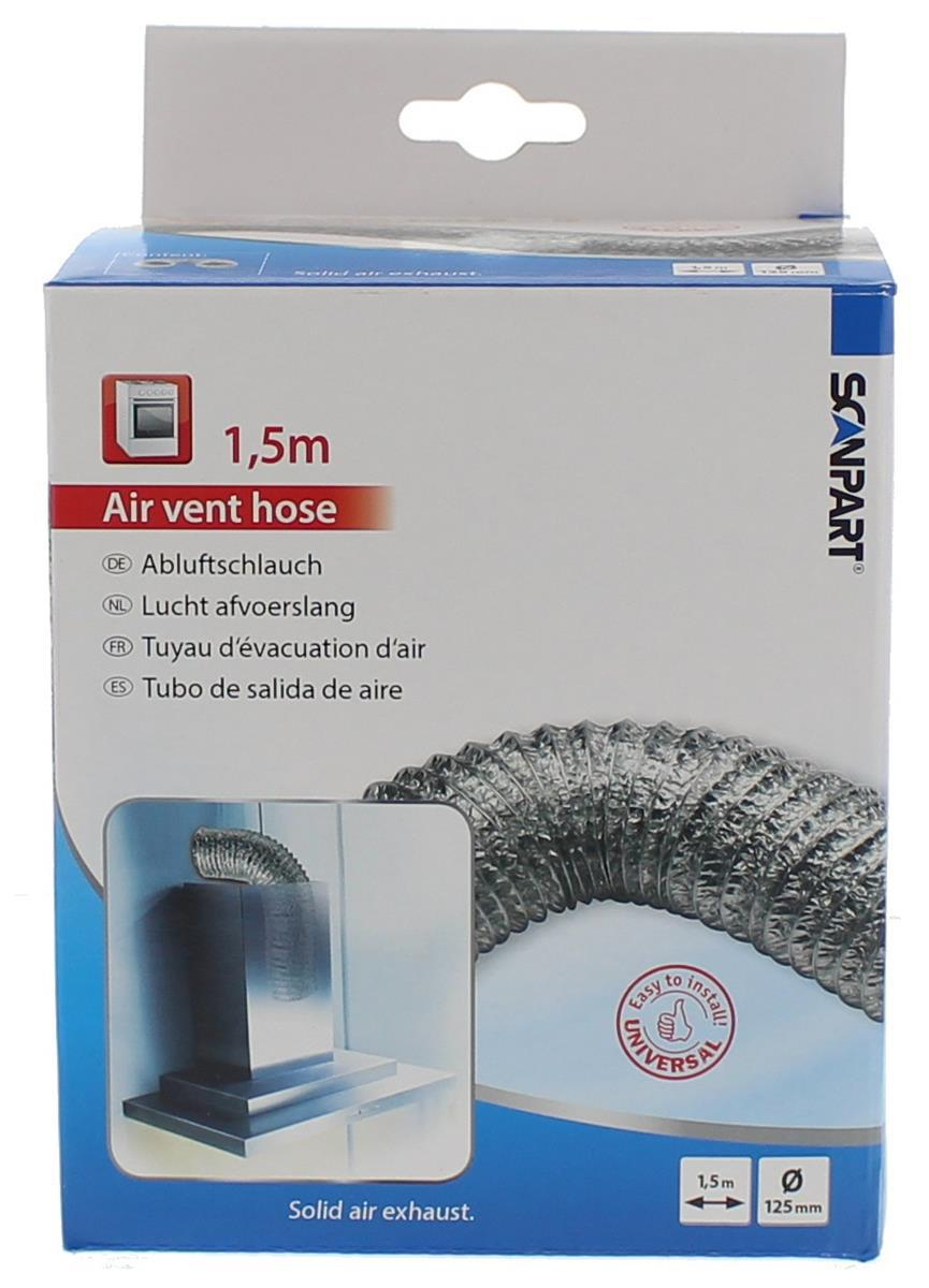Scanpart Wąż wentylacyjny aluminiowy 1.5m