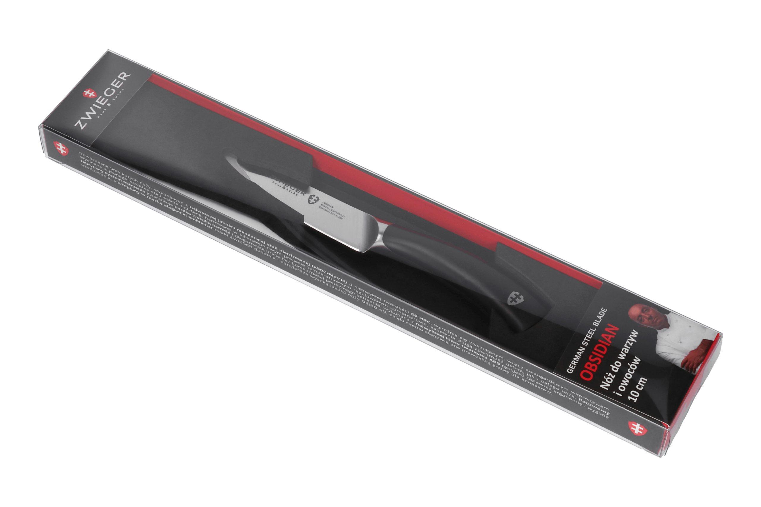 Zwieger Obsidian Nóż do warzyw i owoców 10 cm