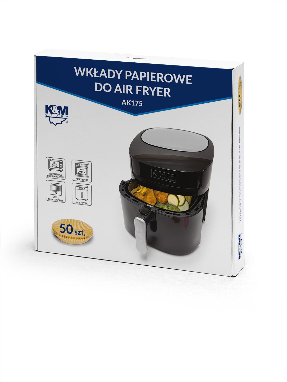 K M WKŁAD DO AIR FRYER OKRĄGŁY AK175