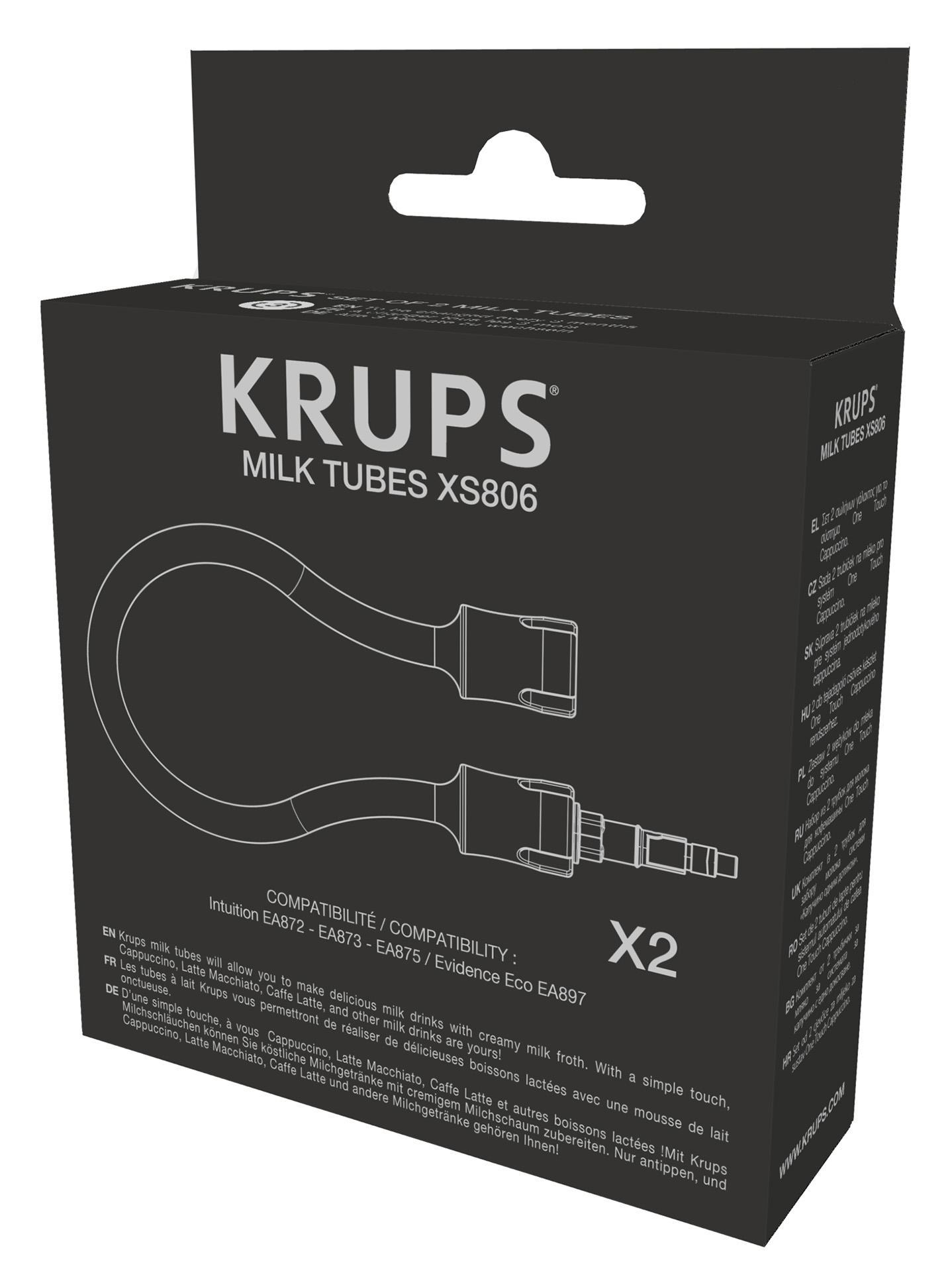 Krups Zestaw dwóch rurek do spieniania mleka XS805