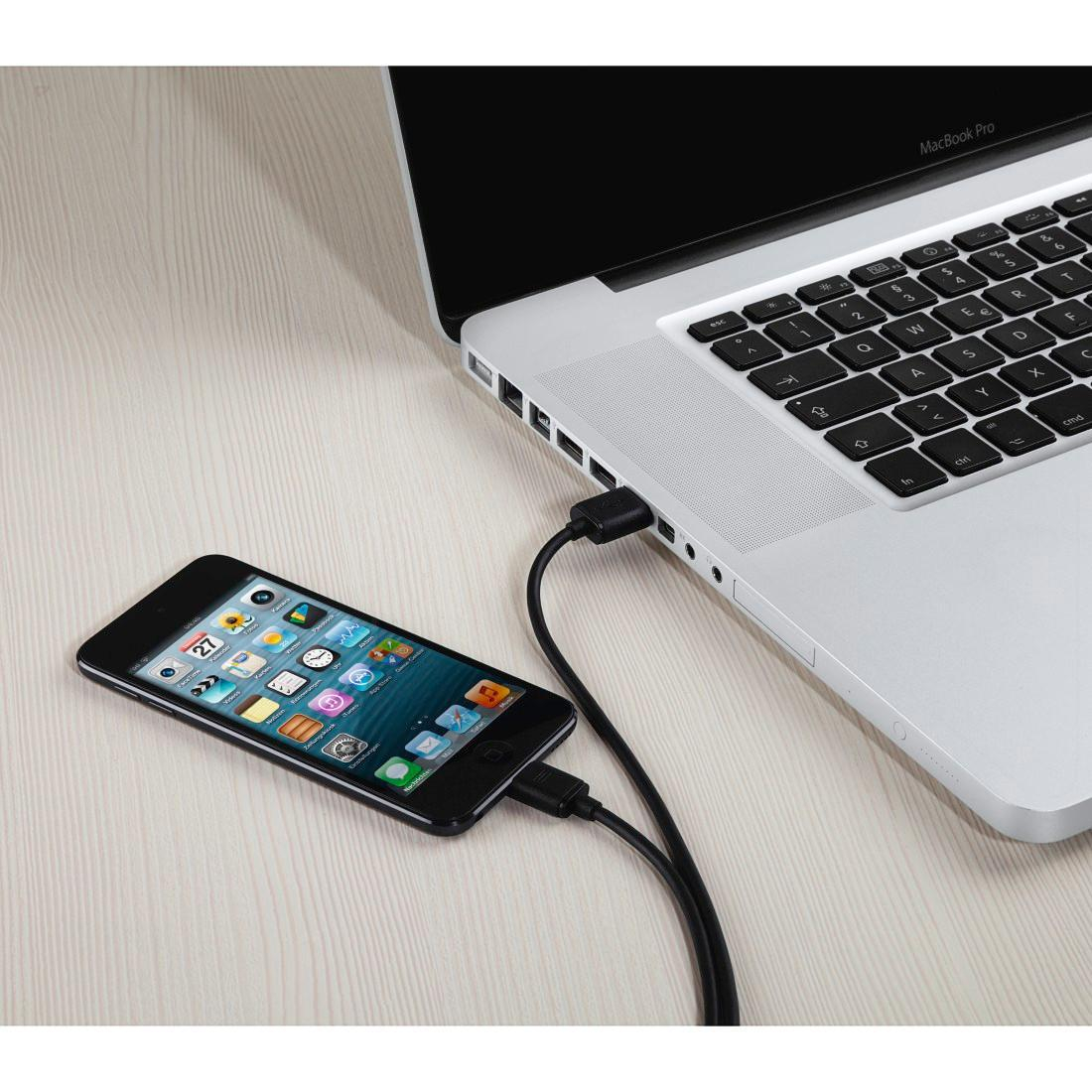 Hama KABEL USB-microUSB 3M HAMA czarny