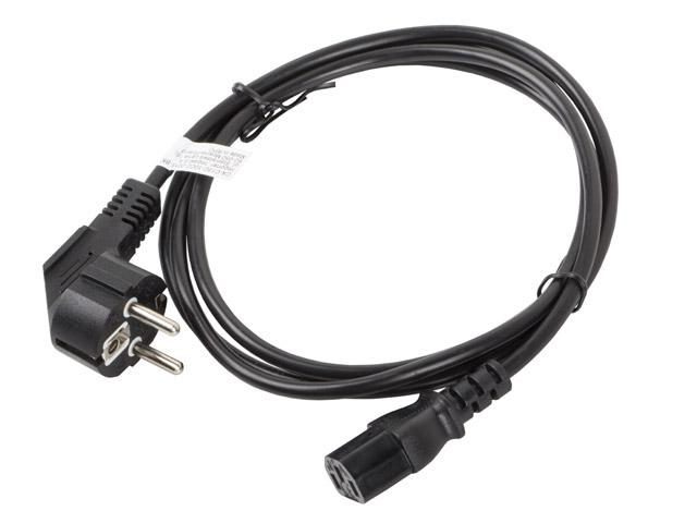 Lanberg CEE 7/7->IEC 320 C13 1,8 m Czarny CA-C13C-10CC-0018-BK