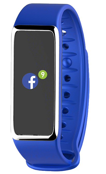 MyKronoz SMARTBAND MYKRONOZ ZeFit3 Blue Silver