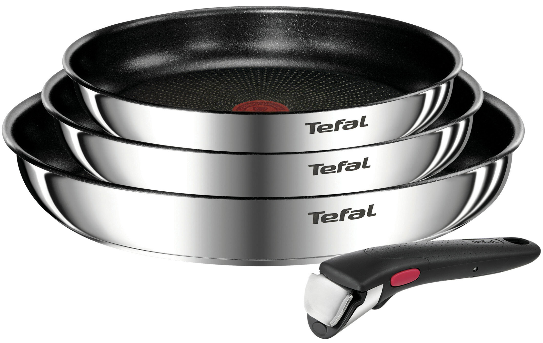 Tefal ZESTAW INGENIO EMOTION 4 ELEMENTY: PATELNIA 22CM/24CM/28CM+R