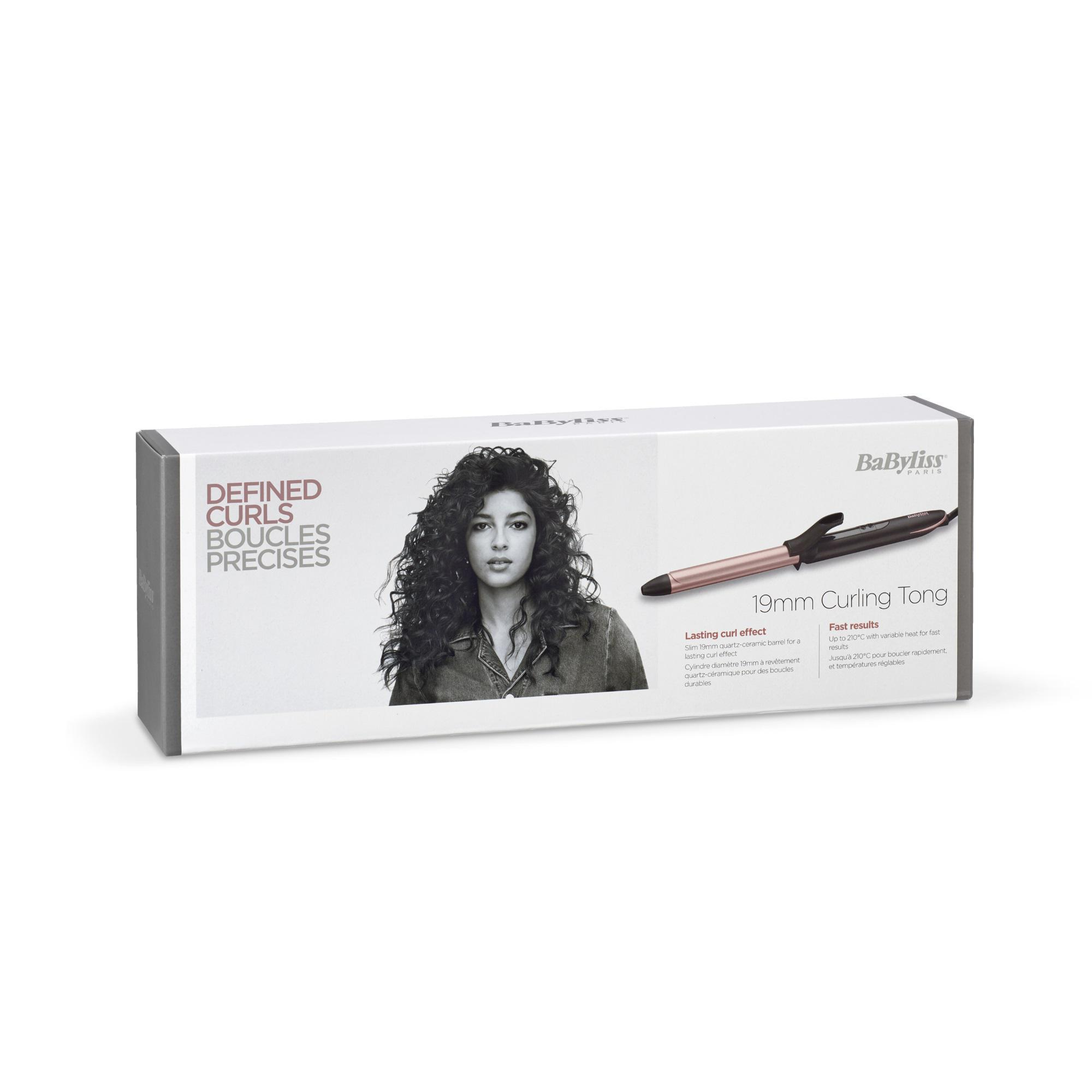 Babyliss LOKÓWKA BABYLISS C450E ROSE QUARTZ 19MM TONG