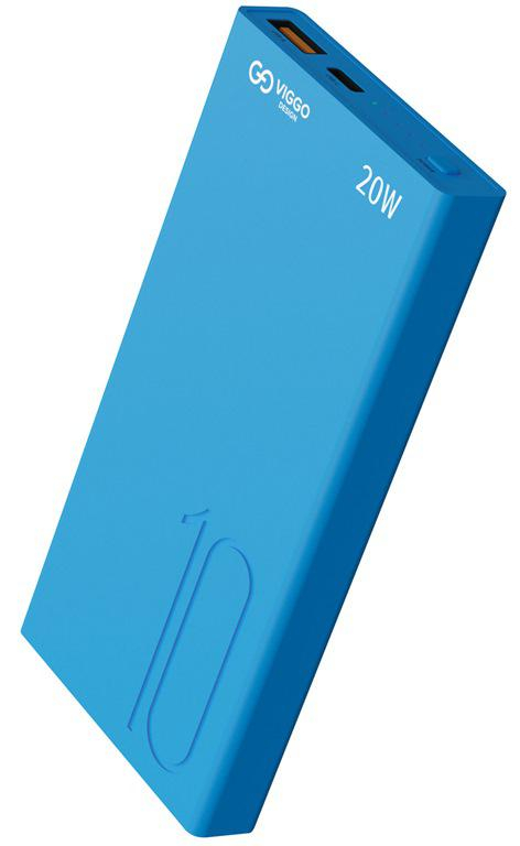 VIGGO DESIGN POWERBANK VIGGO 10.000 mAh PD 20W Niebieski