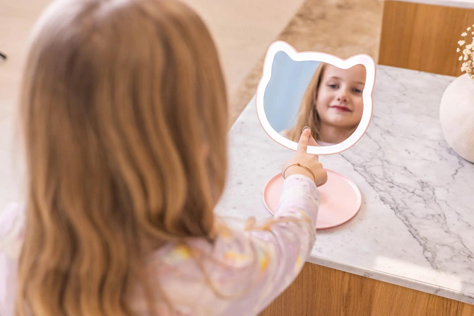 InnoGIO GIOperfect Pink Cat- Lusterko kosmetyczne różowy kotek