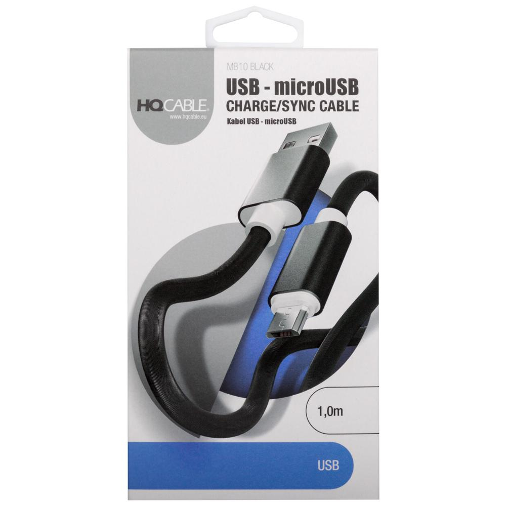 Arkas KABEL USB-MICRO USB 1M Czarny ARKAS