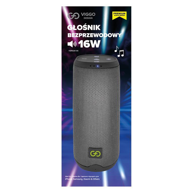 VIGGO DESIGN GŁOŚNIK BT VIGGO 2*8W