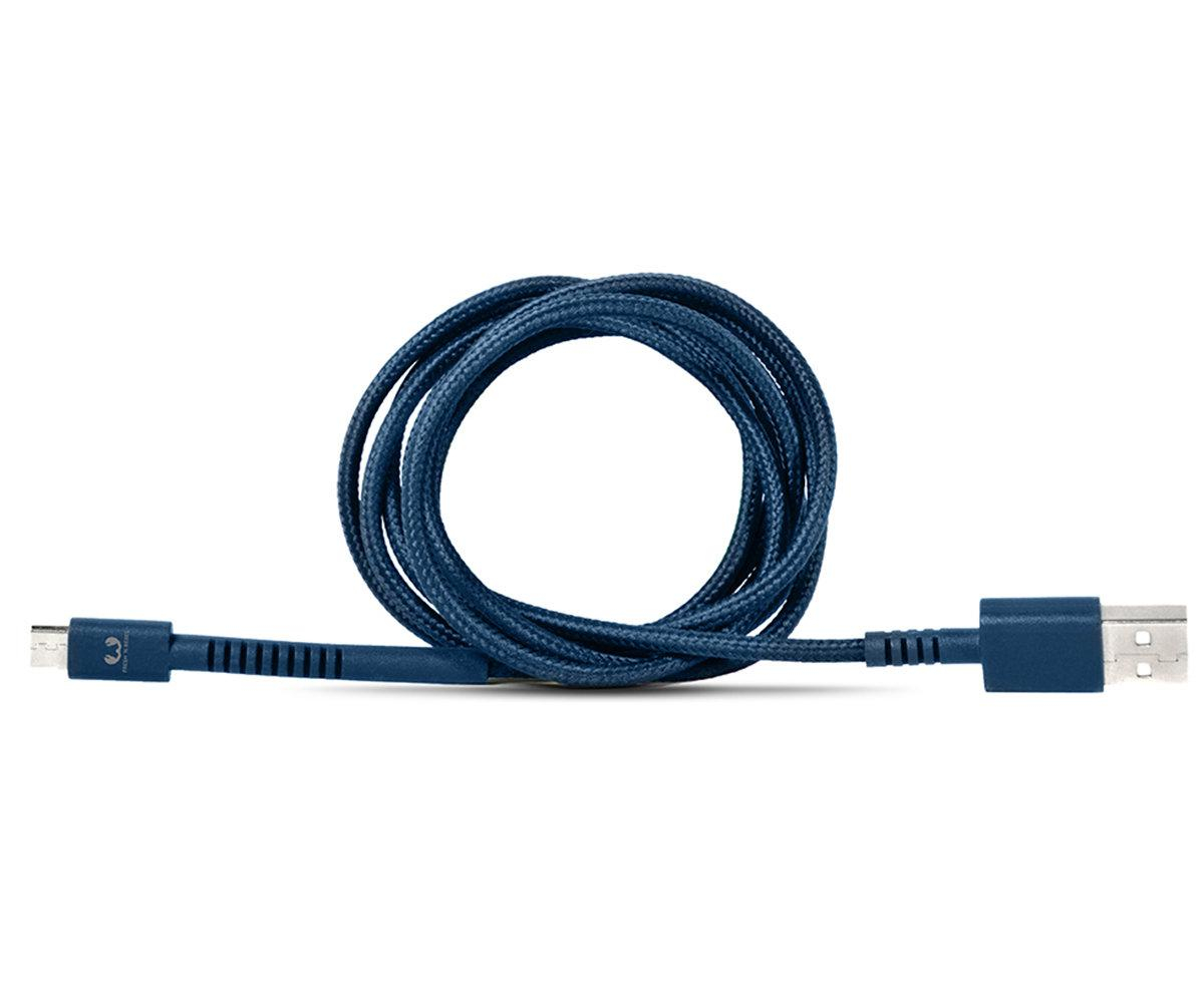 Fresh N Rebel Kabel USB-microUSB Fresh'N'Rebel 1,5m Petrol Blue