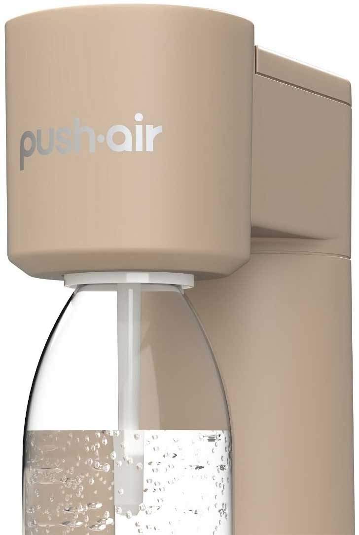Dafi PUSHAIR SATURATOR Z NABOJEM CO2 + BUTELKA 0,7 - CAPPUCCINO