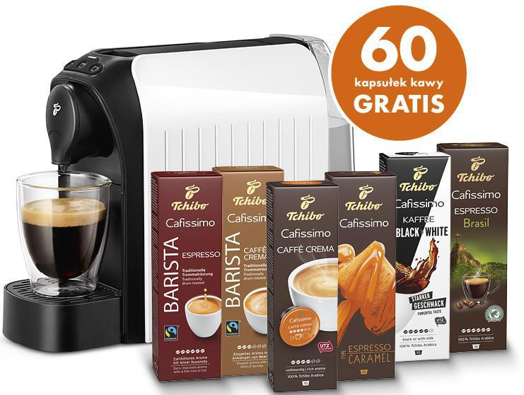 Tchibo CAFISSIMO EASY WHITE + 60 KAPSUŁEK