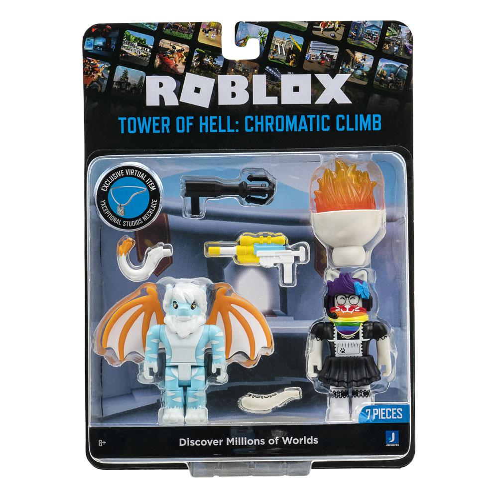 JAZWARES Roblox Playset Tower Of Hell: Chromatic Clim