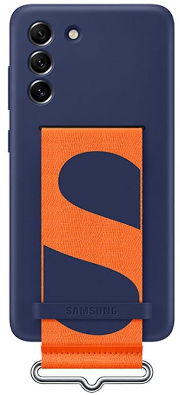 Samsung Etui SAMSUNG Silicone Cover z paskiem do S21 FE Navy