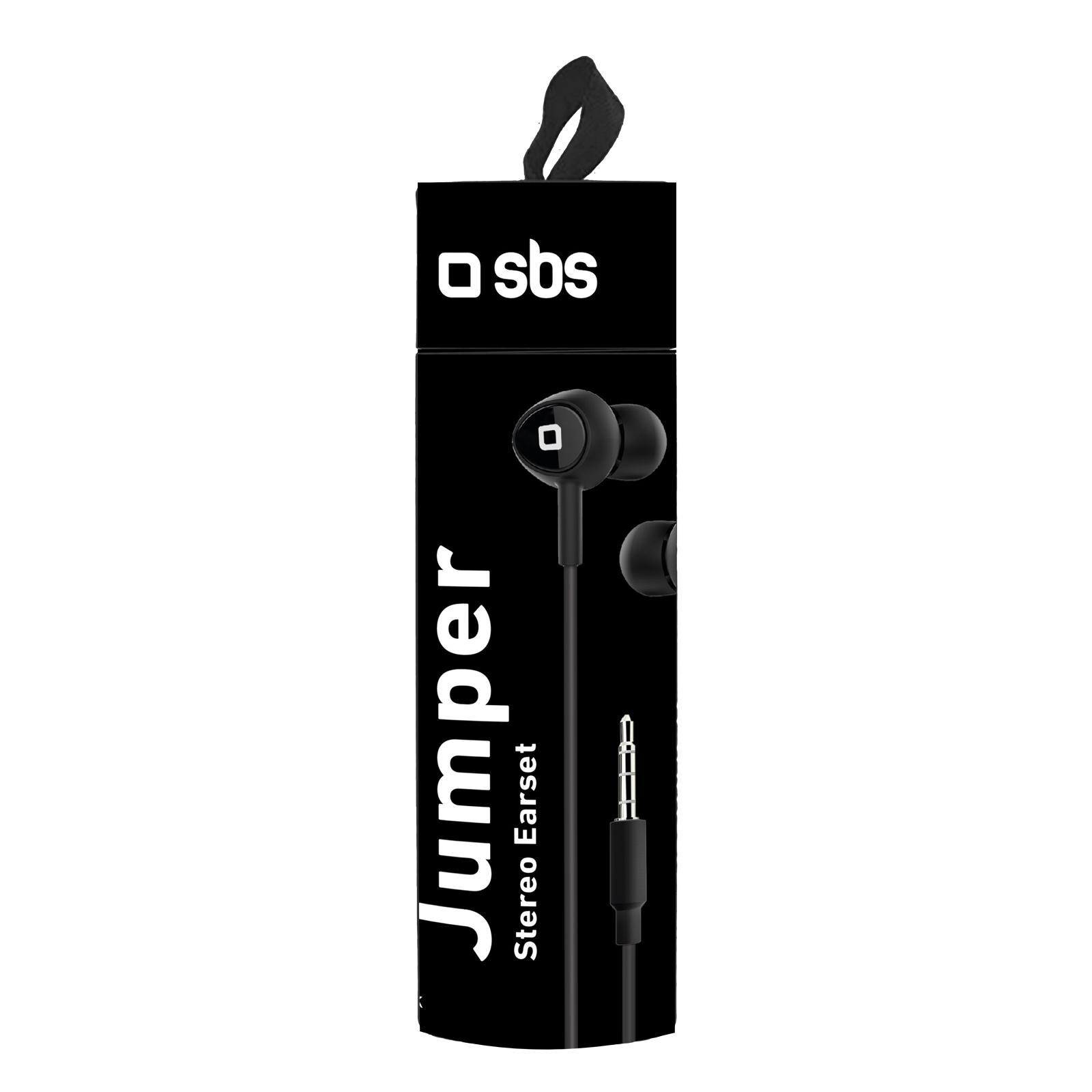 SBS SŁUCHAWKI DOUSZNE SBS Jumper Czarne