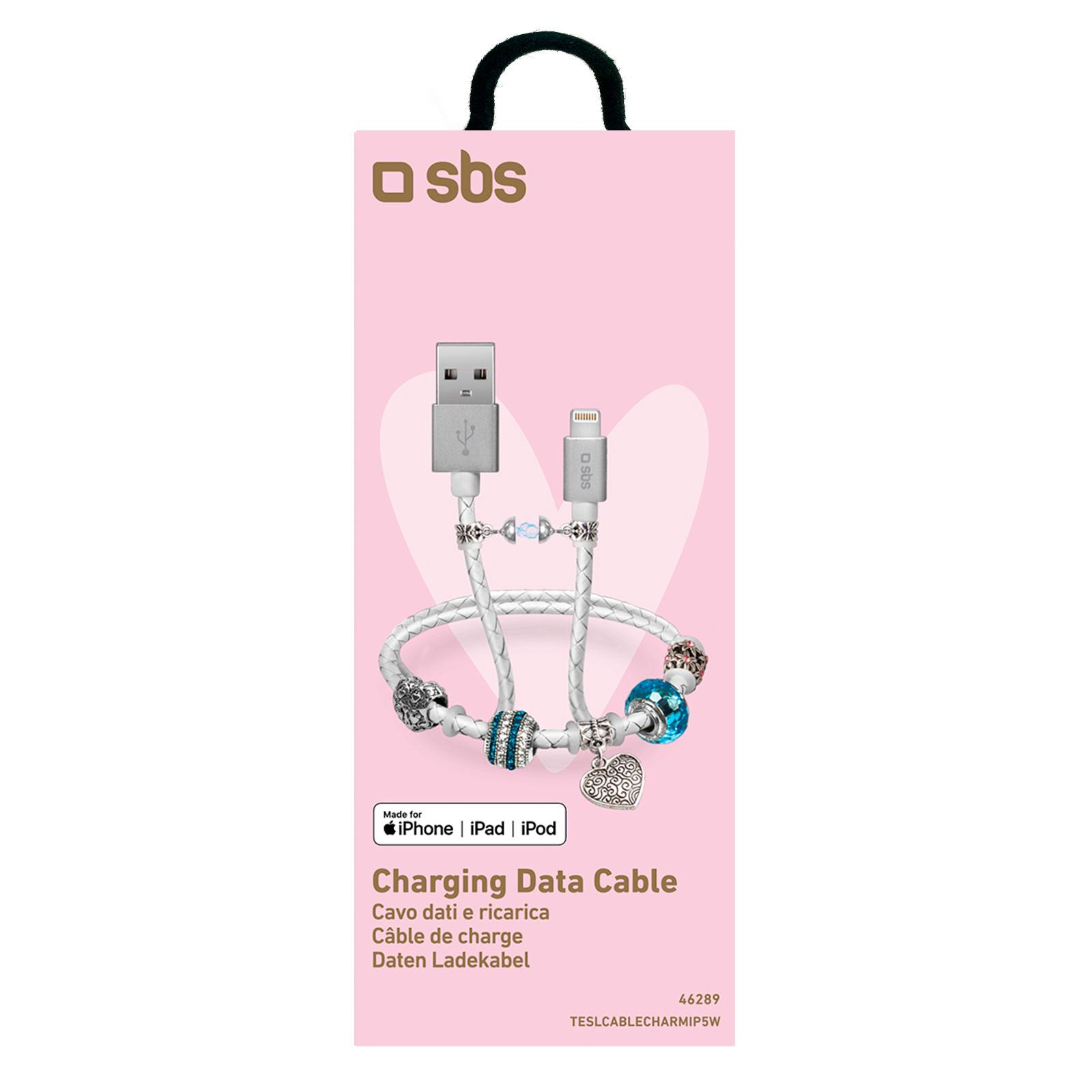 SBS Kabel USB-Lightning SBS CHARMS a'la bransoletka #